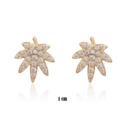 Kolczyki Xuping pozłacane 18k - MF38789